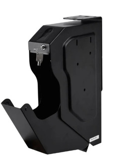 Security Guns Box Gun Safes Fingerprint and Spare Key Lock Pistol Safe Cold-rolled Steel Fingerprint Strongbox for desk Cabinet