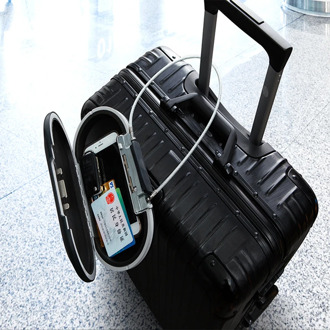 Security Safe Box Mini Portable Personal Safe Password Lock Strongbox Jewelry Cash Card Phone Small Storage Box With Wire Rope