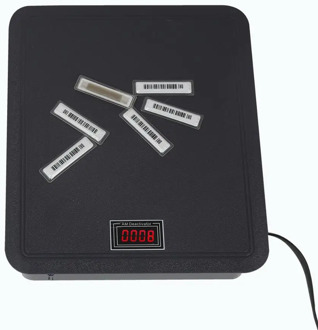 Security Tag/Label Deactivator For AM58Khz EAS Systems EAS Decoding Mchine Sound Light Alarm LCD Counter