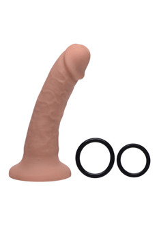 Seducer - Siliconen Dildo met Harness - 7 / 18 cm - Seducer - Siliconen Dildo met Harness - 7 / 18 cm