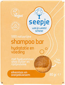 seepje Shampoo Bar Eikenmos & Oranjebloesem