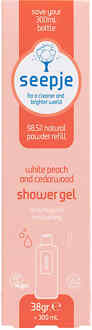 seepje Shower Gel Navulling White Peach & Cedarwood