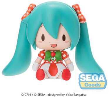 SEGA Character Vocal Series 01: Hatsune Miku Fuwa Petit Chibi Figure Hatsune Miku x Love and Berry Dress Up and Dance! Lovely Strawberry 8 cm