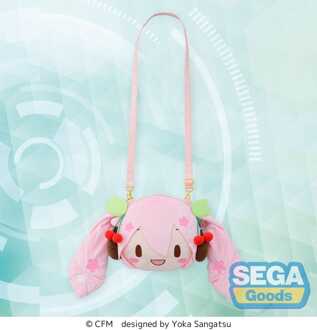 SEGA Character Vocal Series 01: Hatsune Miku fuwa petit Shoulder Bag Sakura Miku Face (M)