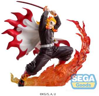 SEGA Demon Slayer: Kimetsu no Yaiba Xross Link Anime PVC Statue Kyojuro Rengoku 15 cm