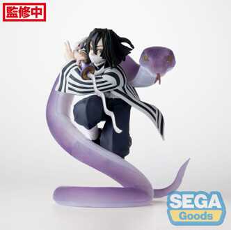 SEGA Demon Slayer: Kimetsu no Yaiba Xross Link Anime PVC Statue Obanai Iguro Hashira Training Arc 14 cm
