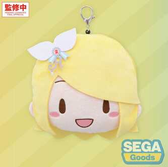 SEGA Hatsune Miku: Coloful Stage! Plush Keychain Kagamine Rin Stage Sekai 15 cm