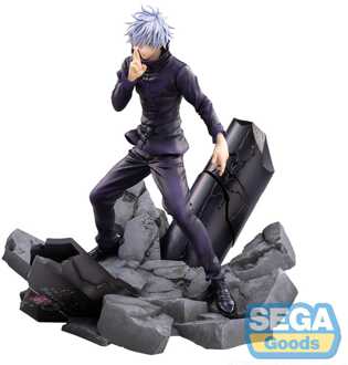 SEGA Jujutsu Kaisen Figurizm Luminasta PVC Statue Shibuya Incident Satoru Gojo Unlimited Void 21 cm