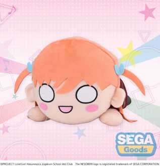 SEGA Love Live! Nesoberi (Lay-Down) Plush Figure Hinoshita Kaho Winter Uniform (M) 16 cm
