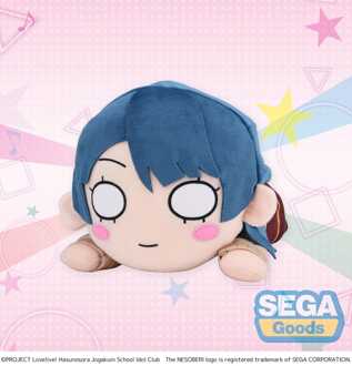 SEGA Love Live! Nesoberi (Lay-Down) Plush Figure Murano Sayaka - Winter Uniform (M) 16 cm