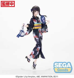 SEGA Lycoris Recoil Luminasta PVC Statue Takina Inoue Going out in a yukata 19 cm