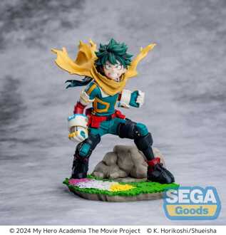 SEGA My Hero Academia: You're Next XrossLink PVC Statue Izuku Midoriya 14 cm