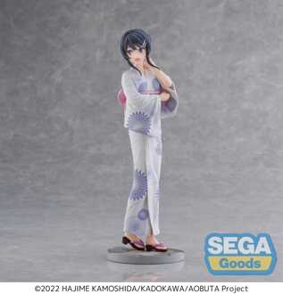 SEGA Rascal Does Not Dream of Bunny Girl Senpai Luminasta PVC Statue Mai Sakurajima Yukata 22 cm