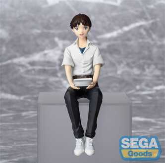 SEGA Rebuild of Evangelion PM Perching PVC Statue Shinji Ikari Evangelion New Theatrical Edition 14 cm
