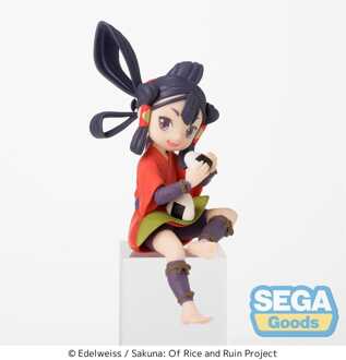 SEGA Sakuna: Of Rice and Ruin PM Perching PVC Statue Sakuna Anime Ver. 14 cm