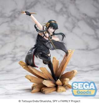 SEGA Spy x Family Luminasta PVC Statue Yor Forger Thorn Princess mission extend 19 cm