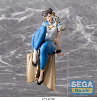SEGA Street Fighter 6 PM Perching PVC Statue Chun-Li 14 cm