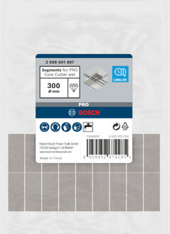 Segmenten voor PRO Core Cutter wet | 300 mm | 1 1/4-inch UNC - 2608601807