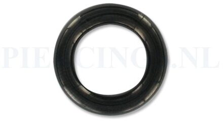 Segmentring zwart 4 mm x 12 mm