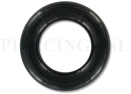 Segmentring zwart 5 mm x 12 mm