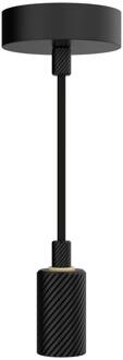 Segula Alix Wave hanglamp E14 ophanging 106 cm zwart, messing