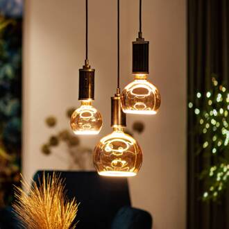 Segula floating bol G300 E27 8W grijs glas open rookgrijs