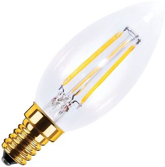 Segula kaarslamp LED filament helder 3,5W (vervangt 20W) kleine fitting E14
