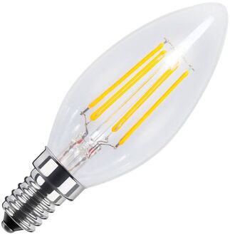 Segula kaarslamp LED filament helder 4W (vervangt 36W) kleine fitting E14