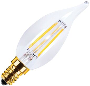 Segula kaarslamp tip LED filament helder 3,5W (vervangt 20W) kleine fitting E14
