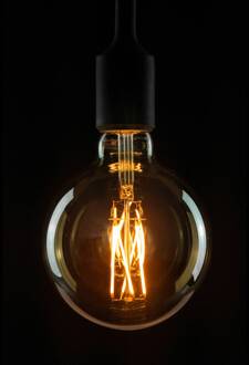 Segula LED bollamp E27 G125 5W 2.200K goud dim