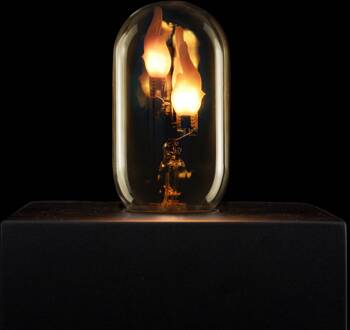 Segula LED Fire Flame Line E27 0,6W Tube rook 1800K decoratie rookgrijs