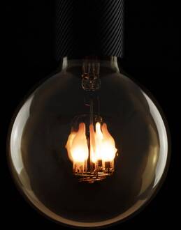 Segula LED Fire Flame Line E27 1W G125 rook hangend 1800K rookgrijs