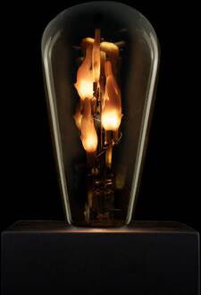 Segula LED Fire Flame Line E27 1W Rustika rook 1800K decoratie rookgrijs