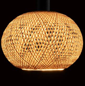 Segula LED Floating Bamboo naturel Oval300 E27 5W 2.200 K dimbaar natuur