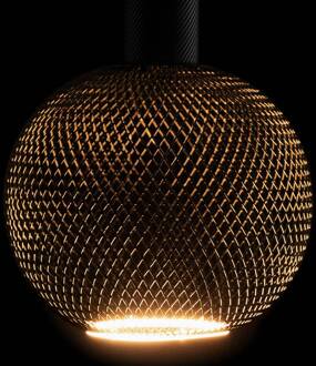 Segula LED Floating Cage zwart G180 E27 5W 2.200 K dimbaar