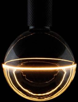 Segula LED-Globe Illusion E27 G125 helder/zwart 5W 1900K dimbaar helder, zwart, goud