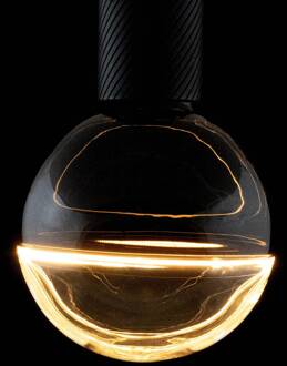 Segula LED globe Illusion E27 G145 helder/zwart 6W 1900K dimbaar helder, zwart, goud