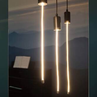 Segula LED lamp Artline recht 45, E27 6 W 922 dimbaar helder, zwart, goud