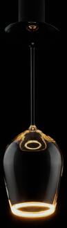 Segula LED lamp Drijvende rode wijn smokey E27 5 W 922 rookgrijs, zwart, goud