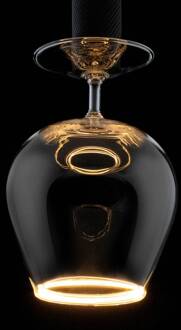 Segula LED lamp Floating Cognac helder E27 6W 922 dimbaar helder, goud