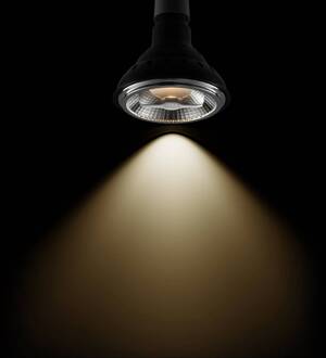 Segula Spot Line LED E27 16W PAR30 ambient-dimbaar 36° Ra95 zwart