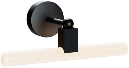 Segula wandlamp Piano in zwart, zwenkbaar