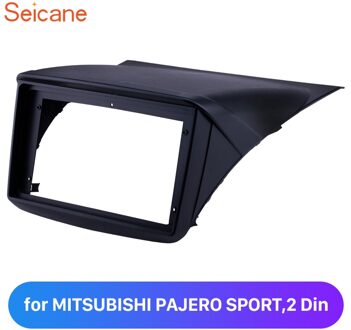Seicane 9 Inch Auto Radio Fascia Frame Voor Mitsubishi Pajero Sport 2 L200 Triton - Dash Mount Kit trim Panel 2 Din