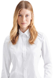 Seidensticker Dames kent kraag regular formeel overhemd - maat 52 Wit