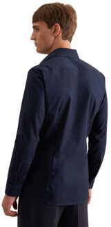Seidensticker Heren 1/1 business kent kraag slank formeel overhemd - maat 94 (lengtemaat) Blauw