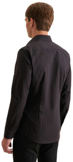 Seidensticker Heren 1/1 business kent kraag slank formeel overhemd Zwart - 94 (lengtemaat)