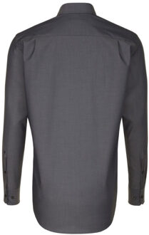 Seidensticker Heren kent kraag regular formal shirt - maat 44 (XL) Grijs
