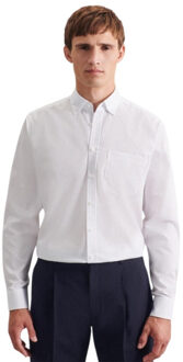 Seidensticker Heren knoopsluiting normaal formeel overhemd Wit - 46 (XXL)