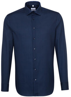 Seidensticker Herenhemd met lange mouwen - maat 42 (L) Blauw