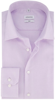Seidensticker Paarse Business Overhemd Jurk Seidensticker , Purple , Heren
